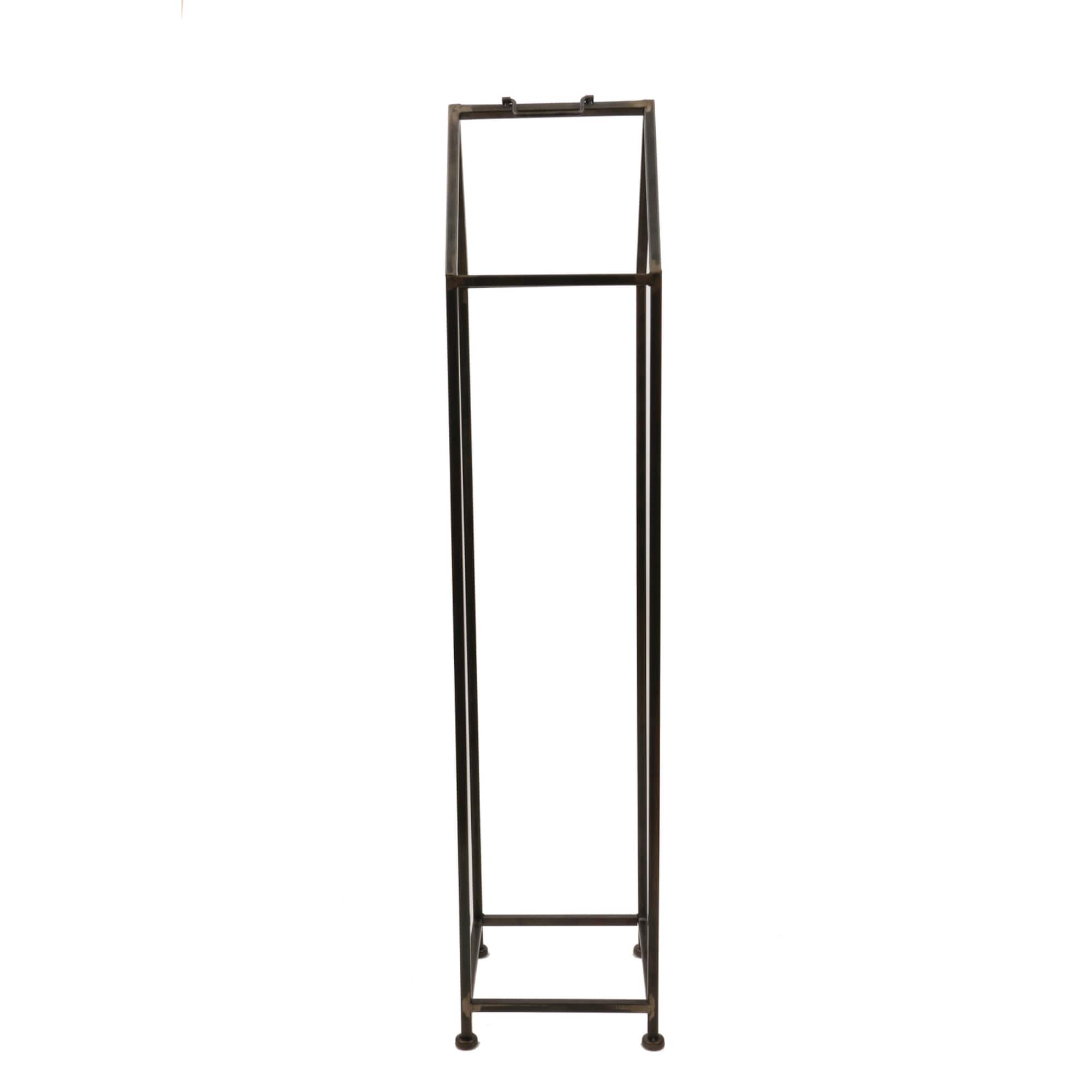 Hello Honey® 55.8" Metal House Shaped Fire Wood Holder with Handle